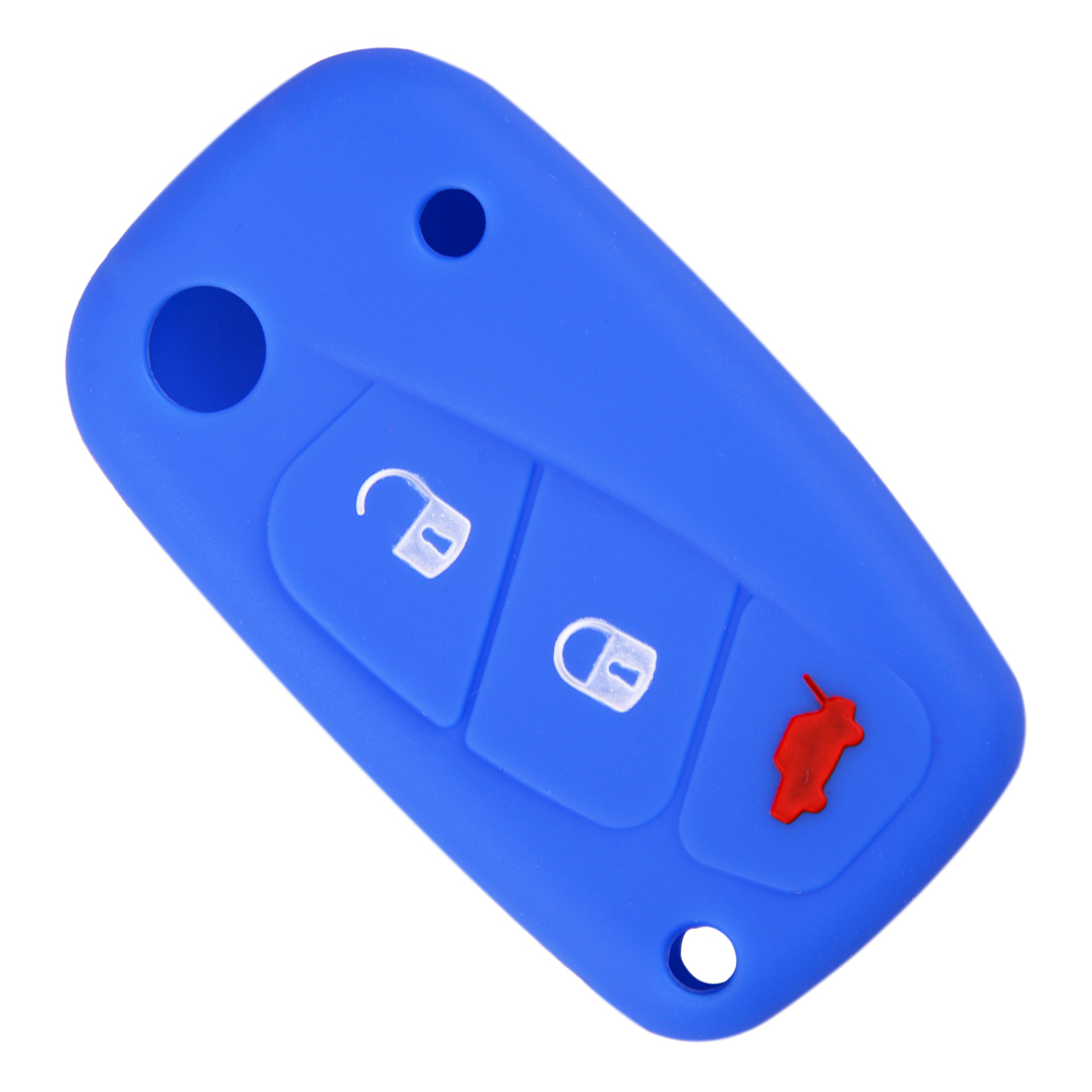 Silicone Cover Holder fit for FIAT Panda Punto Idea Bravo Flip Key 3 Button PU 