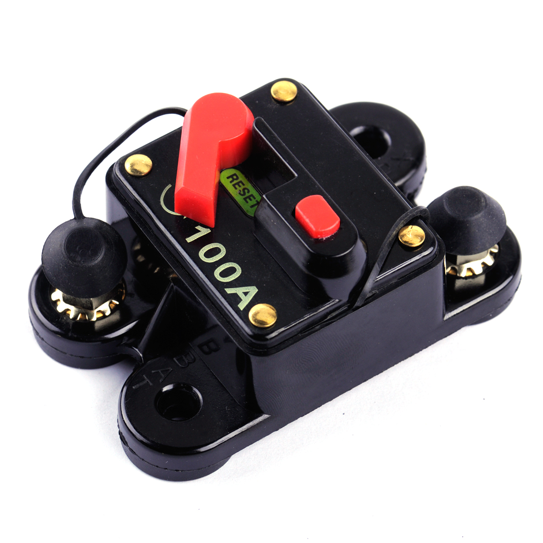 12V Car Stereo Audio Inline Automatic Recovery Circuit Breaker Fuse 60-250A AMP 