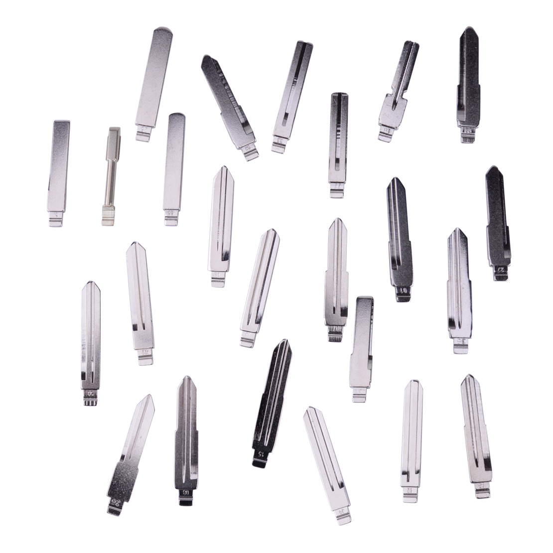 24x Universal fit for KD Key Blank Uncut Remote Flip Key Blade New Yet - Picture 1 of 4