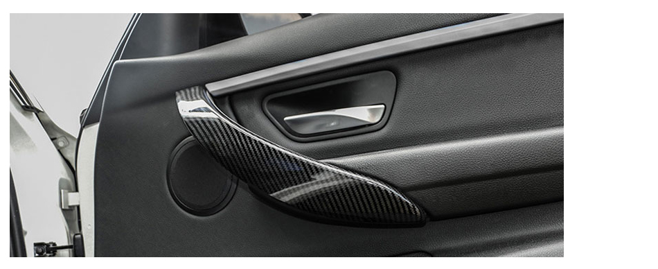Auto links rechts Innenraum Innentür Armlehne Panel Griff Pull Trim Cover  kompatibel mit BMW 3er 2013-2018 F30 F32 F33 F34 F35 F36 F82