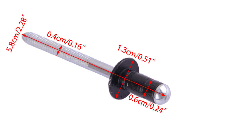 thumbnail image 2 of Genuine Toyota Gas Door Rivet Clips - Set Of 2, OEM 90269-06017, Black Metal/Plastic 2 of 13