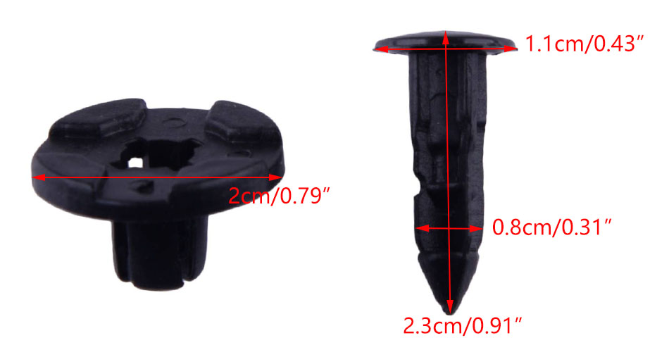 Bumper Splash Shield Hood Engine Push Clip Screw Rivet For Nissan Infiniti