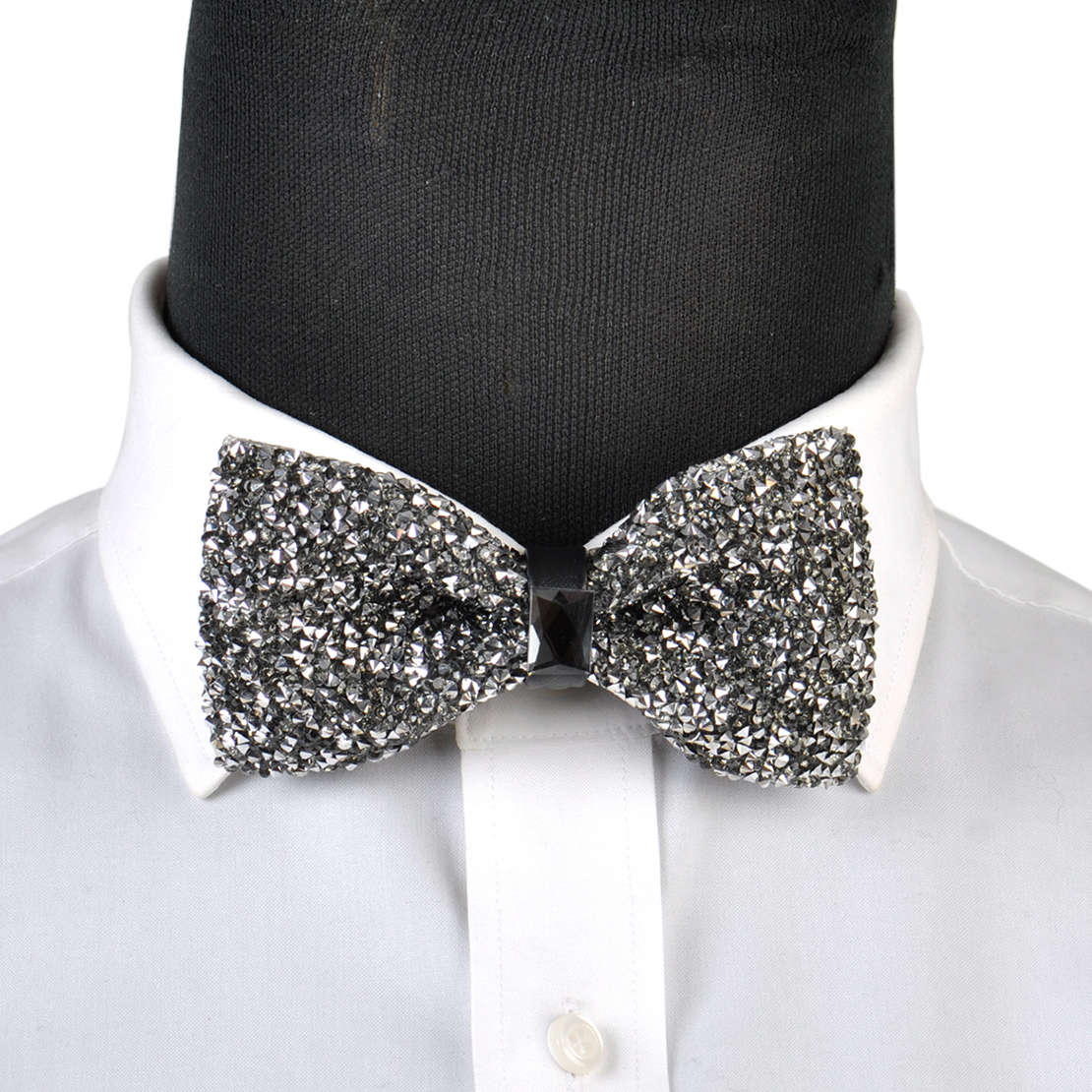 Men Boy Stylish Tie Glitter Crystal Rhinestone Sparkle Adjustable ...