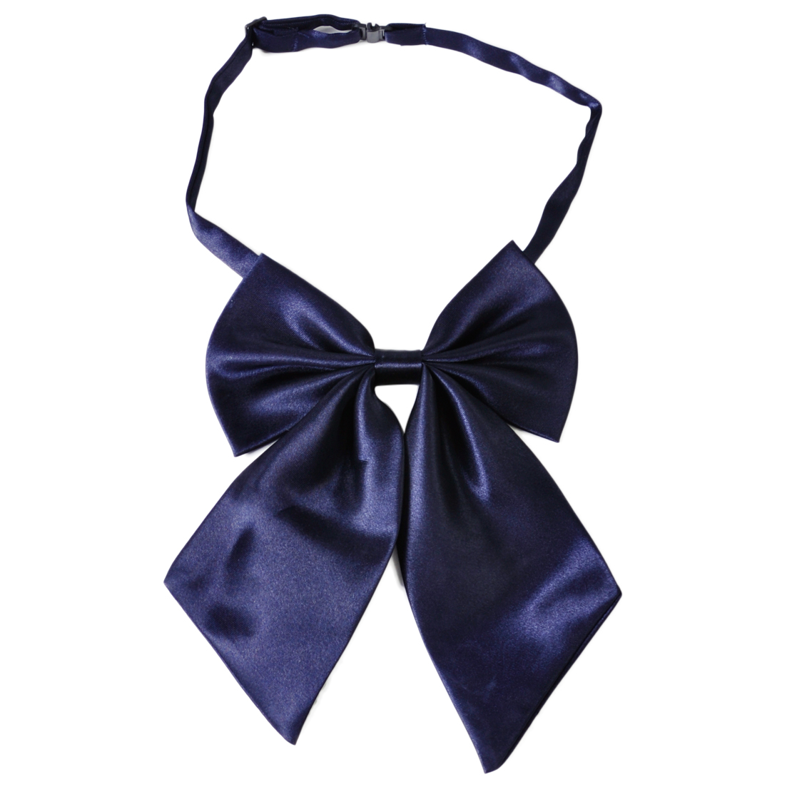 Women Girl Lady Bow Tie Neckwear Party Banquet Solid Color Adjustable ...