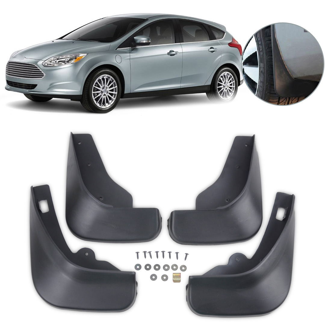 2010 Ford focus splash guards #6
