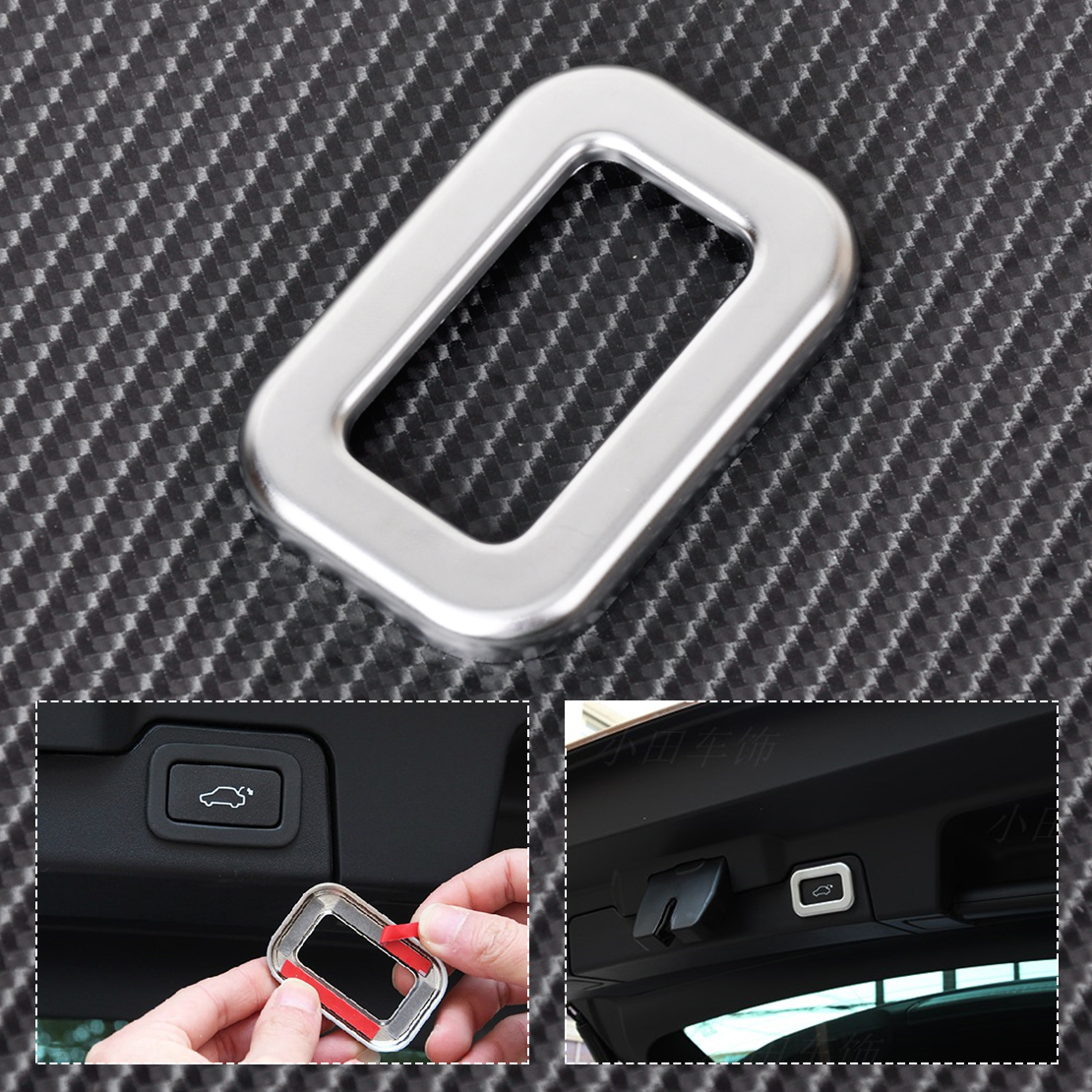 Car Rear Door Trunk Switch Button Cover Trim fit for Range Rover Sport ...
