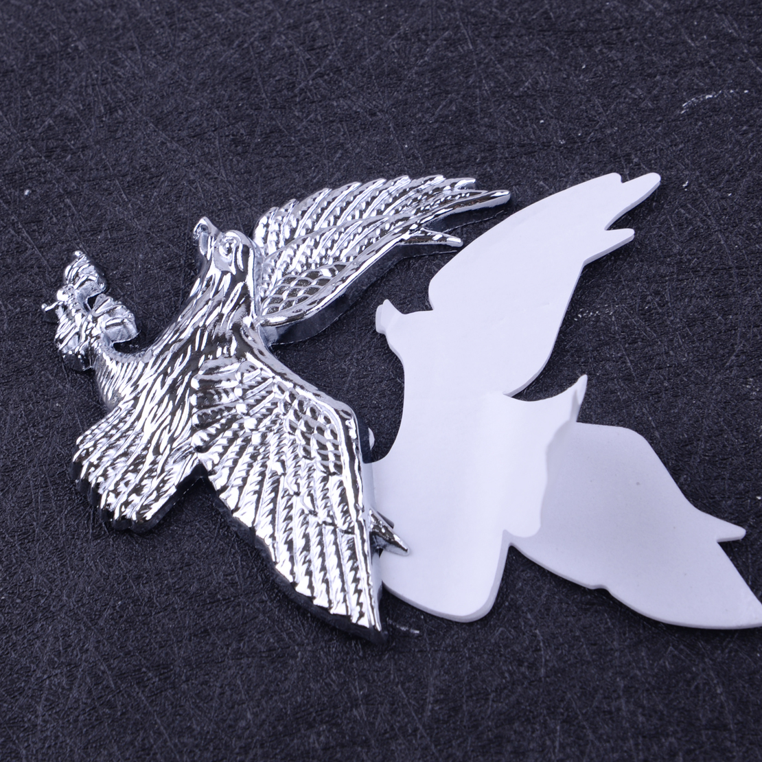 3D Eagle Hawk Metal Car Emblem Badge Decal Logo Sticker Silver / Gold ...