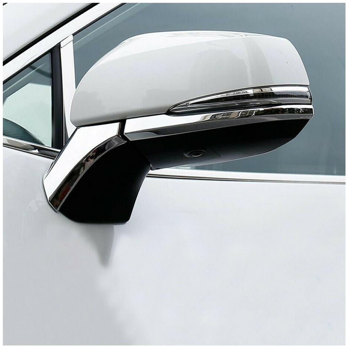 HIGH FLYING ABS Chrome Mirror Cover Caps For Toyota C-HR 2016-2021 - Side Door Rear View Mirror Trim With Signal Lights