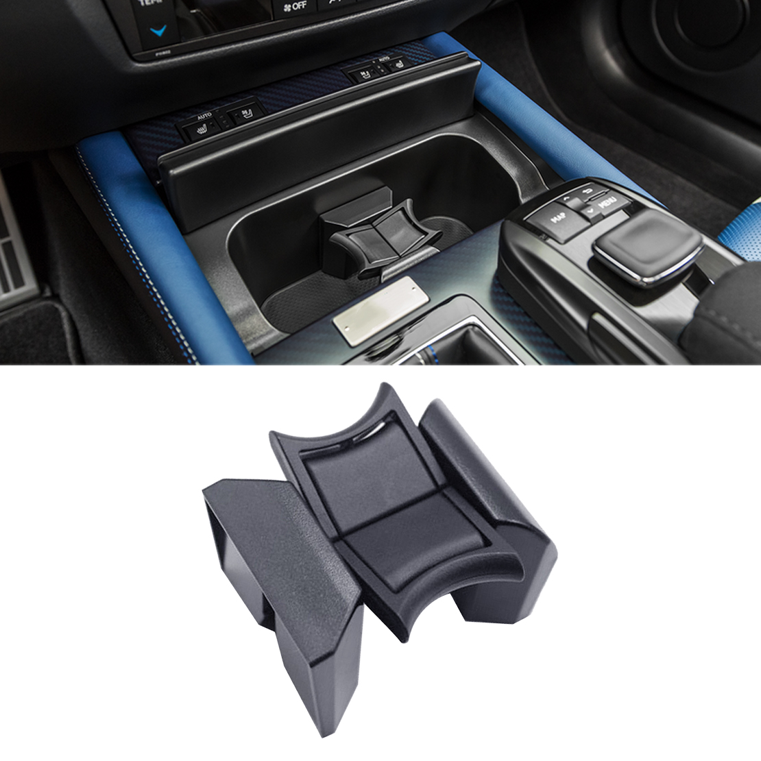 Center Console Cup Holder Insert Divider Fit For Lexus GS350