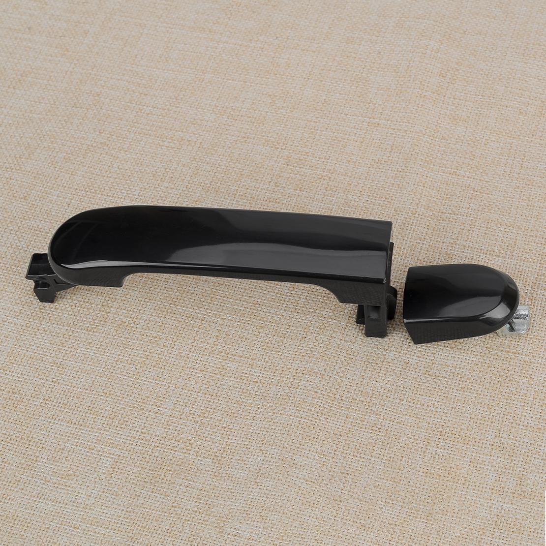 Rear 2x Door Handle Exterior Fit for Nissan Versa Sedan 2007-2012 Black ...