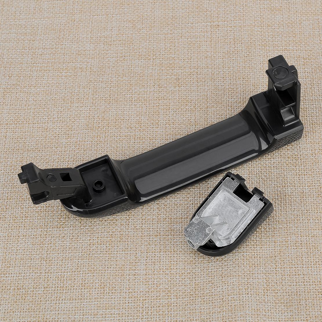 Rear 2x Door Handle Exterior Fit for Nissan Versa Sedan 2007-2012 Black ...