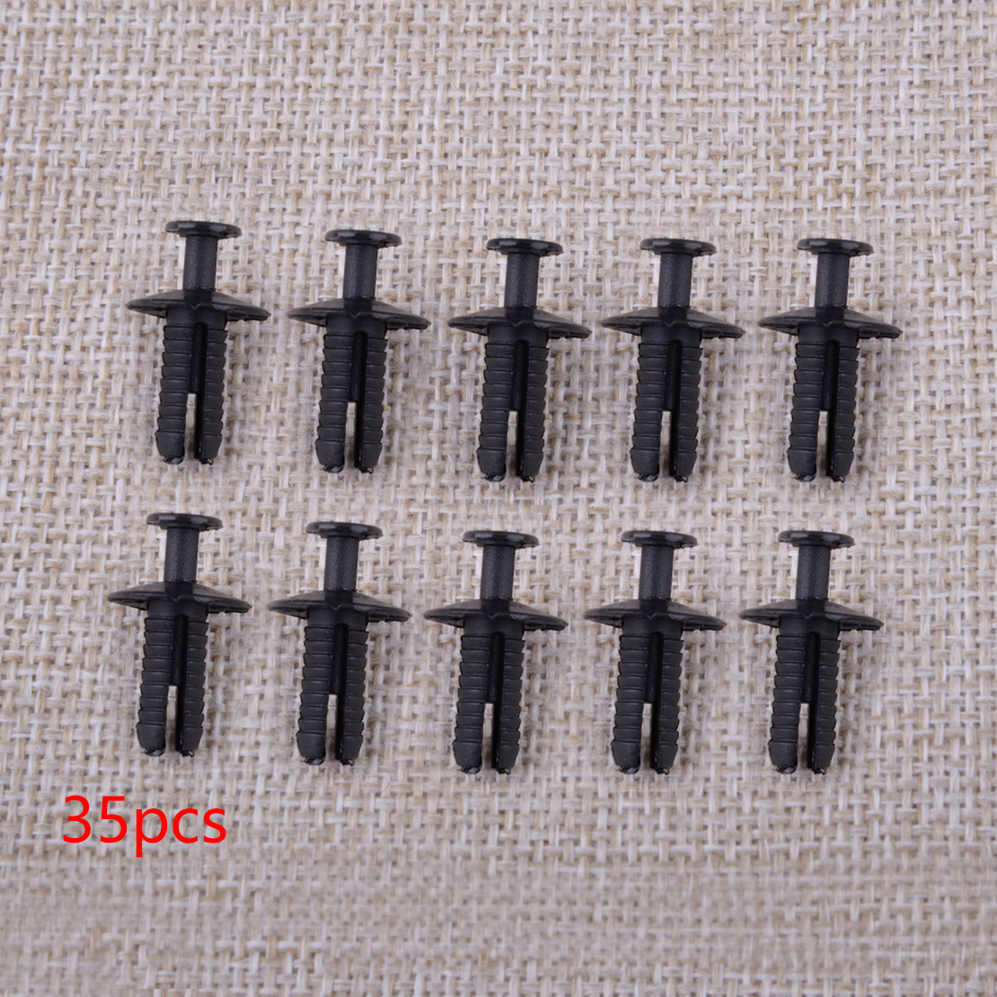 20-Pack Bumper Mounting Clips For BMW – Part #51111908077, Black