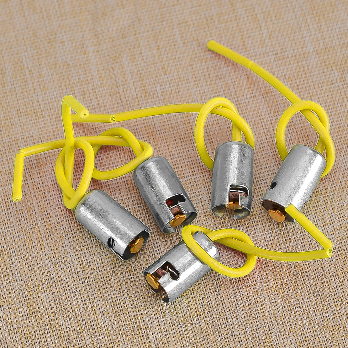 10x BA9S Car Truck SUV Light Bulb Sockets Holders Bases Connectors With Wire - Picture 2 of 5