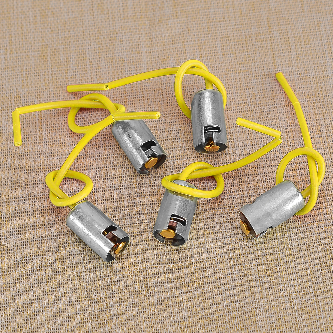 10x BA9S Car Truck SUV Light Bulb Sockets Holders Bases Connectors With Wire - Picture 3 of 5