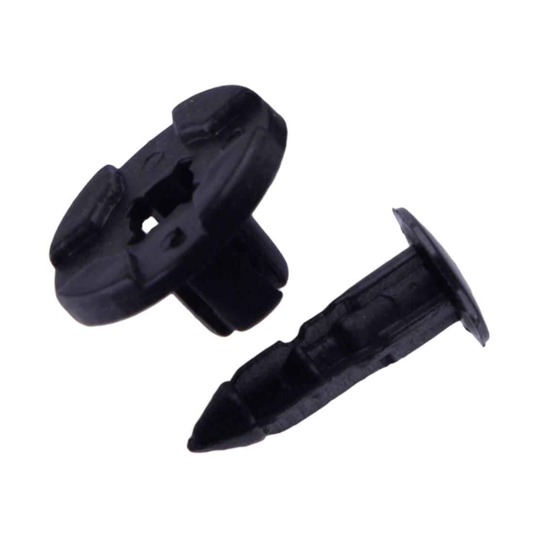 50pcs Bumper Splash Shield Hood Engine Push Clip Screw Rivet for Nissan