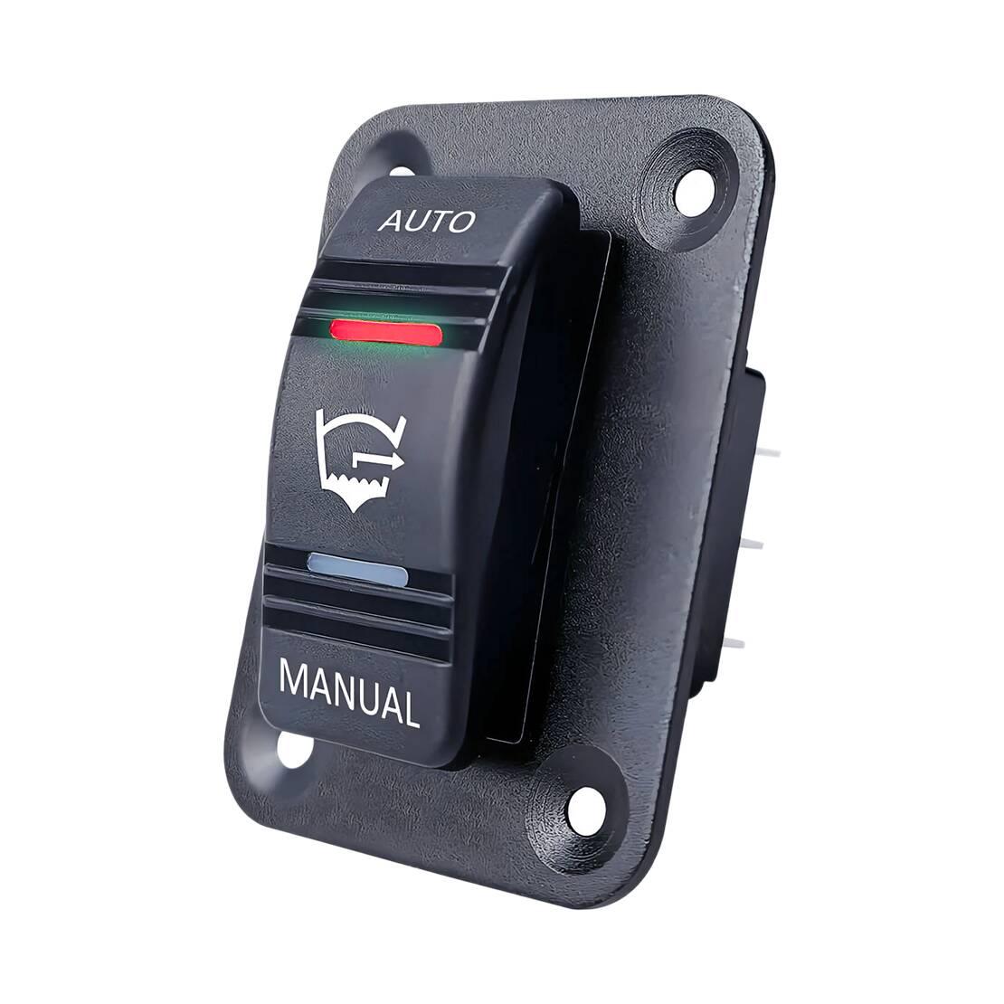 Joinfworld 3 Way 20A Bilge Pump Rocker Switch | Waterproof 12V/24V SPDT Auto/Off/Manual Switch For Boats, Cars, RVs-622743