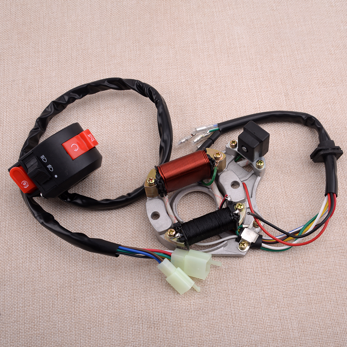 Bobina Di Accensione Raddrizzatore Per 125cc 150cc 200cc ATV Dirt Bikes